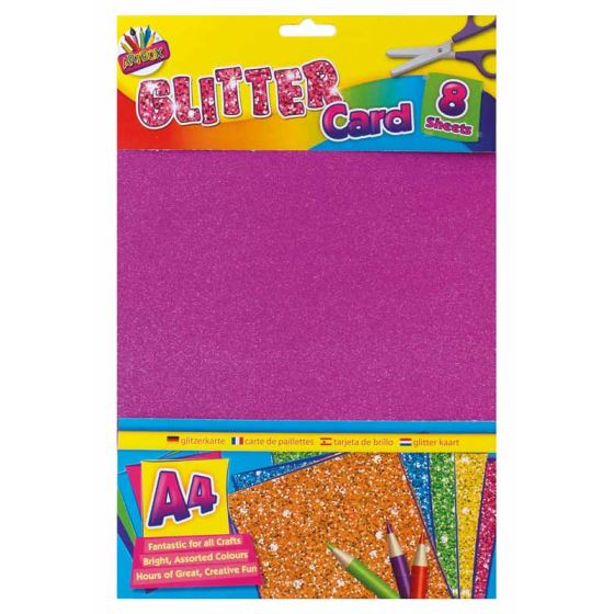 Glitter Card Sheets - ARTBOX A4, 8 Pack TA5294